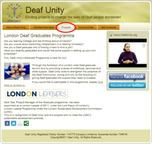 Charity Website Design Example